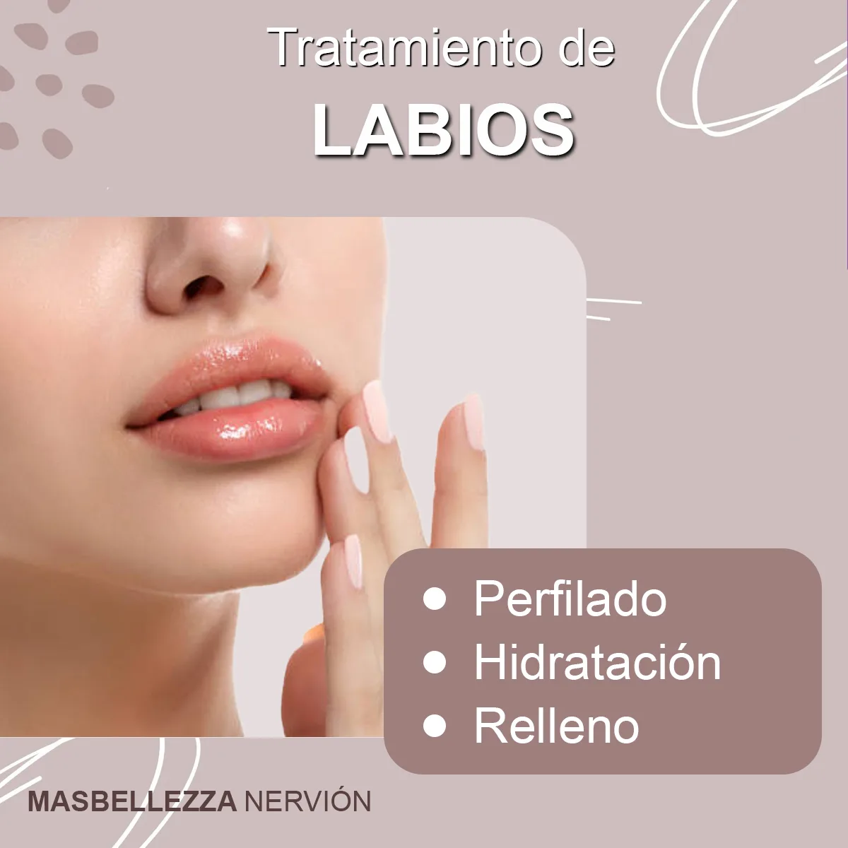 Remodelación Labial (perfilado, hidratación y Relleno) en Sevilla