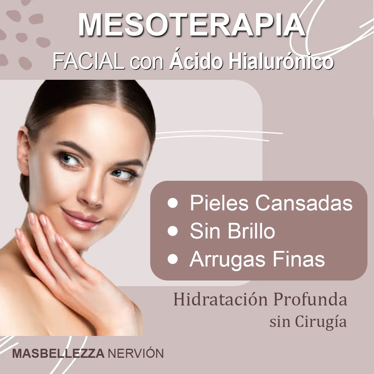 Mesoterapia facial con Ácido Hialurónico en Sevilla