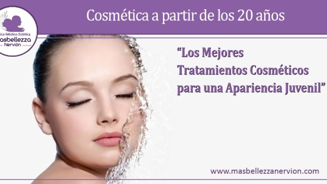 Cosmética a partir de los 20 años