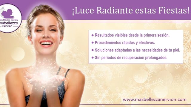 ¡Luce Radiante estas Fiestas!