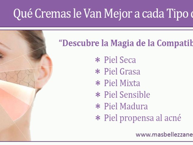 Qué Cremas Van Mejor a cada Tipo de Piel